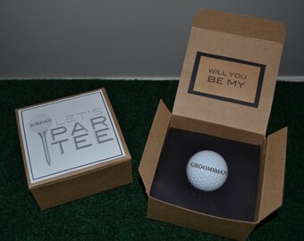 Groomsmen Proposal, Golf Ball Proposal, Groomsmen Golf Gift, Best Man Golf Gift, Best Man proposal, Groomsmen Golf Proposal
