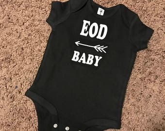 EOD Explosive Ordnance Disposal Onesies Girl Boy Dad Military 18 Months