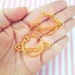 3 Gold Plated Saturn Charms, Open Bezel Pendant, Space Charms, Saturn Pendants F64