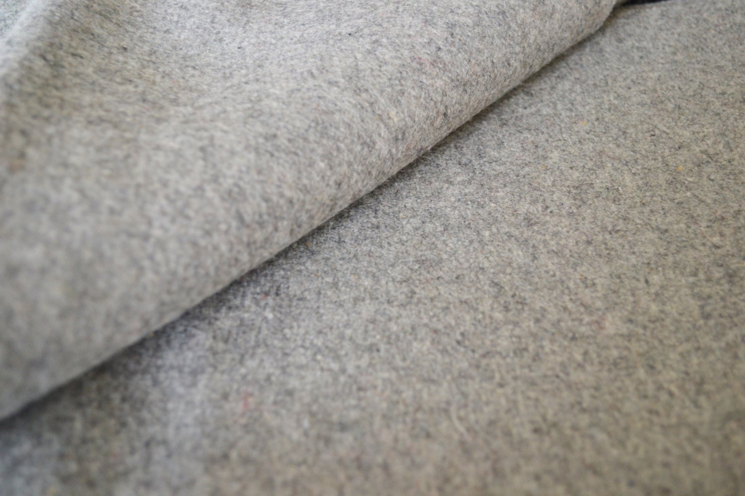 Light Grey Felt Fabric By The Yard Wool Felt By The Yard 8000