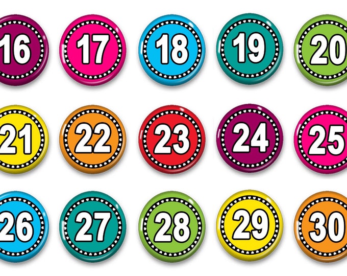 Number Magnets for Counting - Preschool Learning - Montessori - Number Practice - Educational - Teacher Gift - Montessori