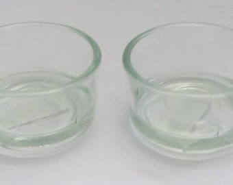 4 Tea light glasses for scented with or without shell.
