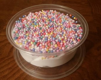 Scented Fluffy Birthday Cake Slime