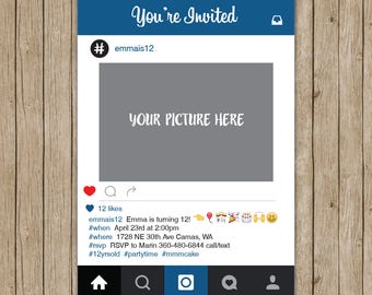 Instagram Invitation Template 5