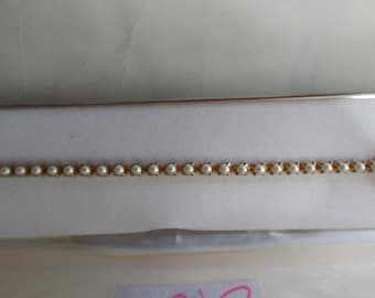 Antique pearl bracelet