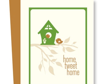 Home Tweet Home Blank Card
