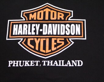 Vintage Harley Davidson Phuket Thailand Shirt