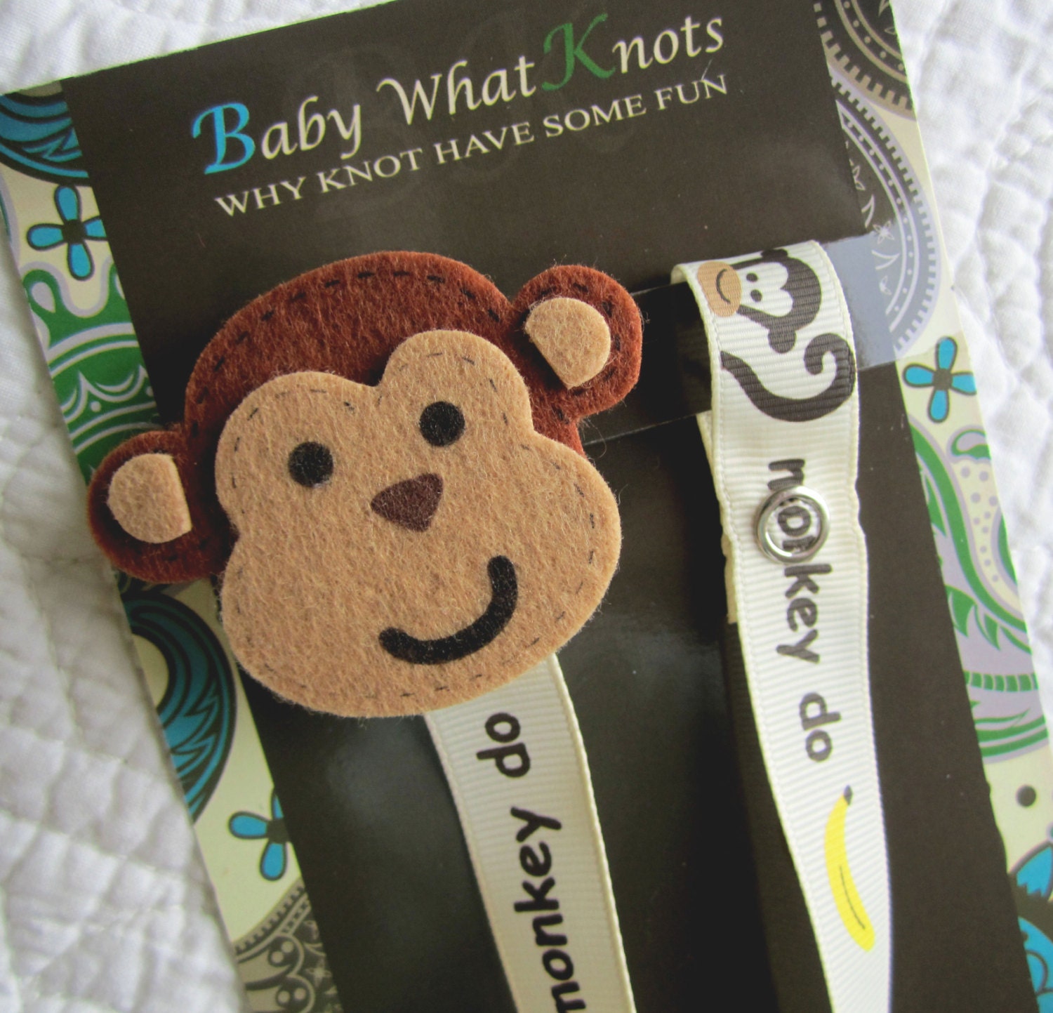 Baby Pacifier Clip Monkey Pacifier Clip Baby Pacifier Clip