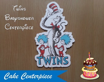 Dr seuss cake topper | Etsy