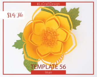 paper flower template printable paper rose template diy