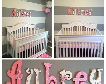 nursery wall letters etsy