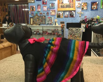 Pet Dress made of Reboso material (cambaya)