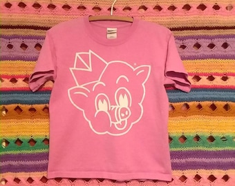 Vintage Piggly Wiggly pink t-shirt