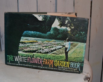 Lot of 3 vintage flower garden books-Crocketts-White Flower Farm-Tuppercraft