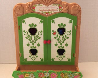 Vintage Strawberry Shortcake Country cupboard