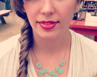 Druzy Statement Necklace // Druzy Bib Statement Necklace