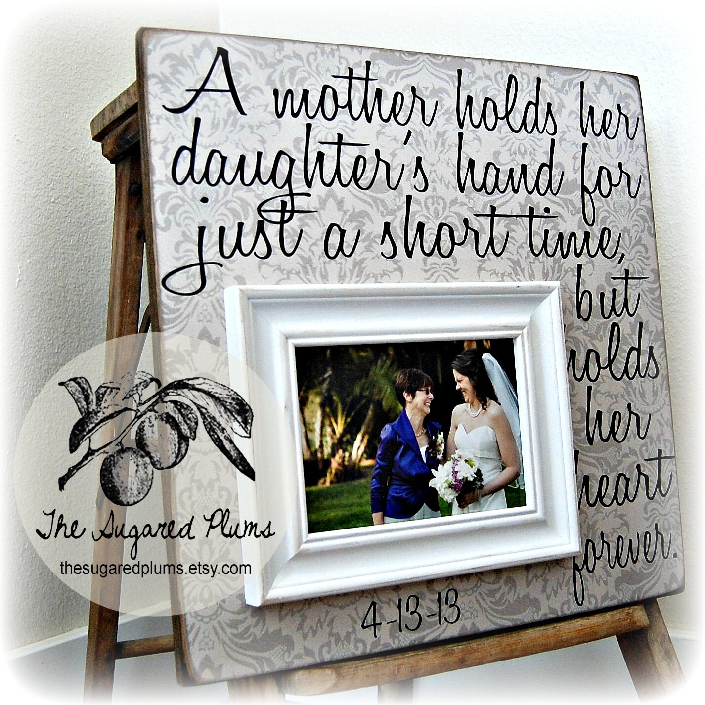 Thank You Mother of the Bride Gift Personalized Picture