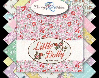 Little Dolly Riley Blake Fabric 5" Stacker 42 pcs