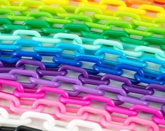 Plastic Chain 3 mm - Sugar Glider Toy Bird Toy Part