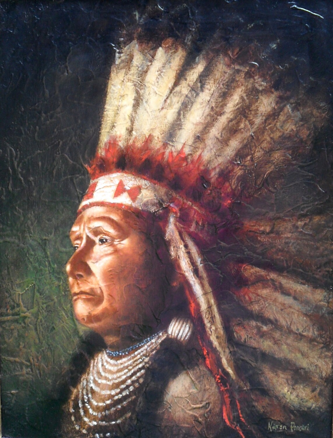 Chief Joseph Oil Painting Portrait