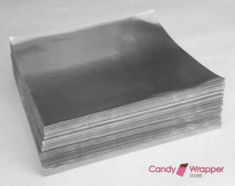 Candy Bar Wrapper Colored Foil - Pack of 40