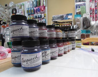 Jacquard Acid Dyes for use on animal fibers, Yarn and Fabric Dye, Crockpot Method Dye, Dye for wool, alpaca, silk, merino, cashmere, angora