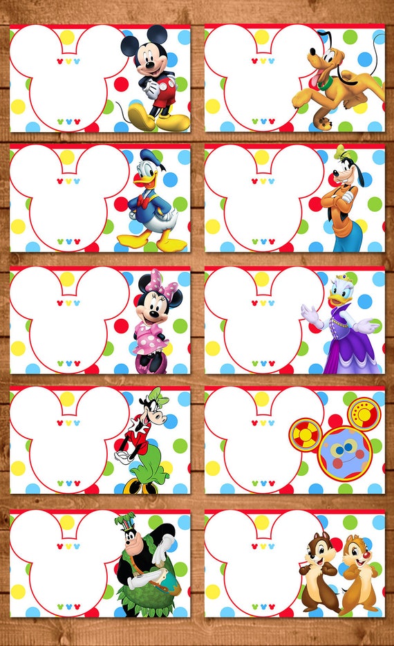 mickey mouse food tents dots chevron mickey mouse clubhouse