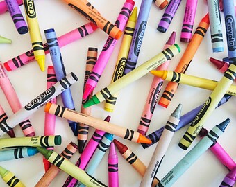 Custom Melted Crayon Art