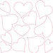 Quilt in the Hoop Hearts Machine Embroidery Files