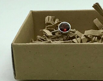 Stackable Garnet Ring