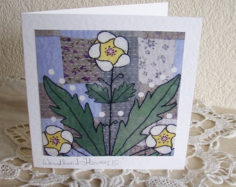 Woodland Flowers (4) Card