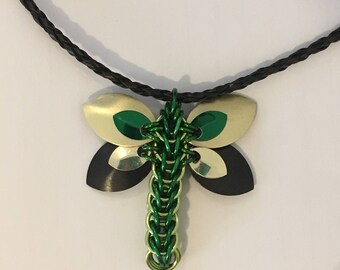 Dragonfly Chainmaille Pendant