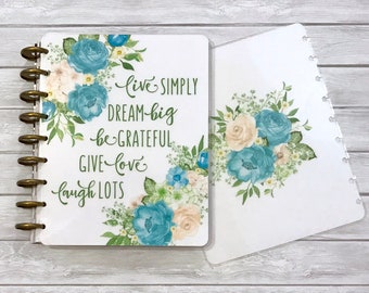 MAMBI Classic Happy Planner Cover Set - Laminated MAMBI Cover - MAMBI Planner Cover - Disc Bound Cover - Live Simply