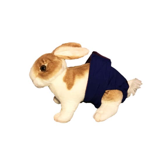 Royal Blue Washable Bunny Diaper Rabbit Diaper