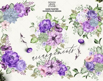 Vector Watercolor MARSALA Dreams design spring watercolor