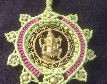 Macrame handmade ganesh design