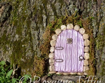 Enchanted Floral Garden - Lavender Love Fairy Door
