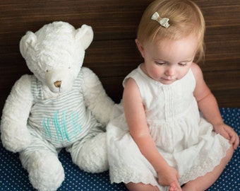 Personalized Teddy Bear | Monogrammed Teddy Bear | Plush Bear | 18" Soft Teddy | Gift for Toddler | Personalized Gift For Kids and Babies