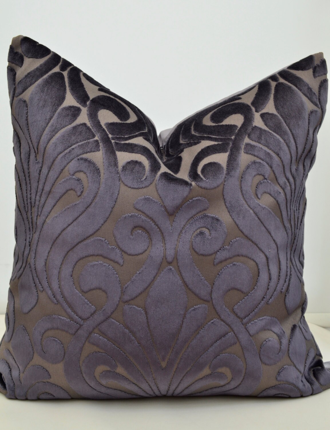 Grey Velvet Pillow CoverGrey Pillow Cover Designer Pillow