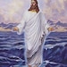 Faith Large Picture Of Jesus Walking On Water Windham Cotton Fabric Panel
