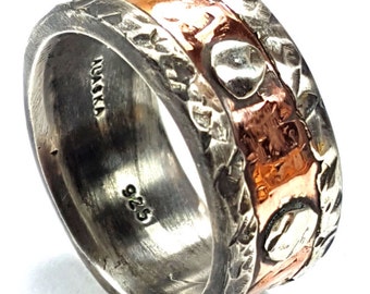 Rustic Men's Wedding Band