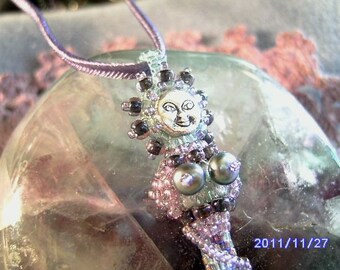 Faerie Goddess Beadwoven Pendant