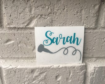Ultrasound-Sonography vinyl decal-car decal-ultrasound tech gift