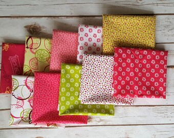 Lemon Squeezy Fat Quarter Bundle, Fat Quarter Bundle, Quilting Fabric, Sewing, Lemon Squeezy, Lemon Fabric, Fat Quarter, Fabric bundle