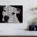 Dog Art Print From Painting Cute Dogs Pittie Pit Bull Pitty