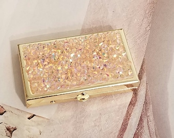 Stash/Pill Box/Pink Bling