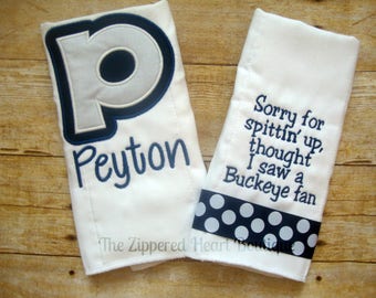 Nittany Lion Burp Cloth Combo