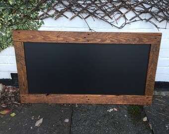 Stunning Rustic Pine Chalkboard Menu - Restaurant Chalkboard.