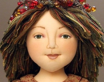 Cloth Doll EPattern - DH118E - Under the Harvest Moon PDF