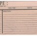 Recipe Card rubber stamp bushel of apples peaches 20194 stamp stamping craft supplies